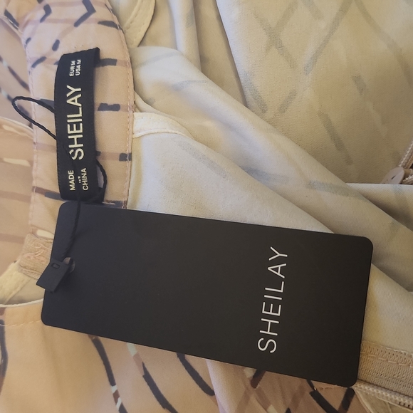 NWT Print Sleeveless Halter Sheath Above the Knee Causal Dress Size Medium - Picture 7 of 8